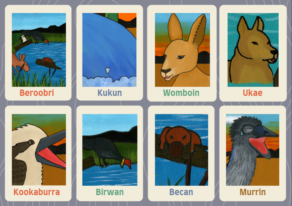Download the Wonnarua Language Cards | Mukurtu Wonnarua